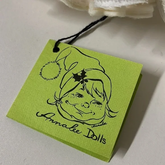 Vintage 1961 Annalee‎ 8” Angel Holly Wreath Halo with Tag - Picture 9 of 12